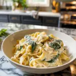 Spinach Artichoke Pasta Dish