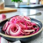 Pickled Red Onion in a Jar