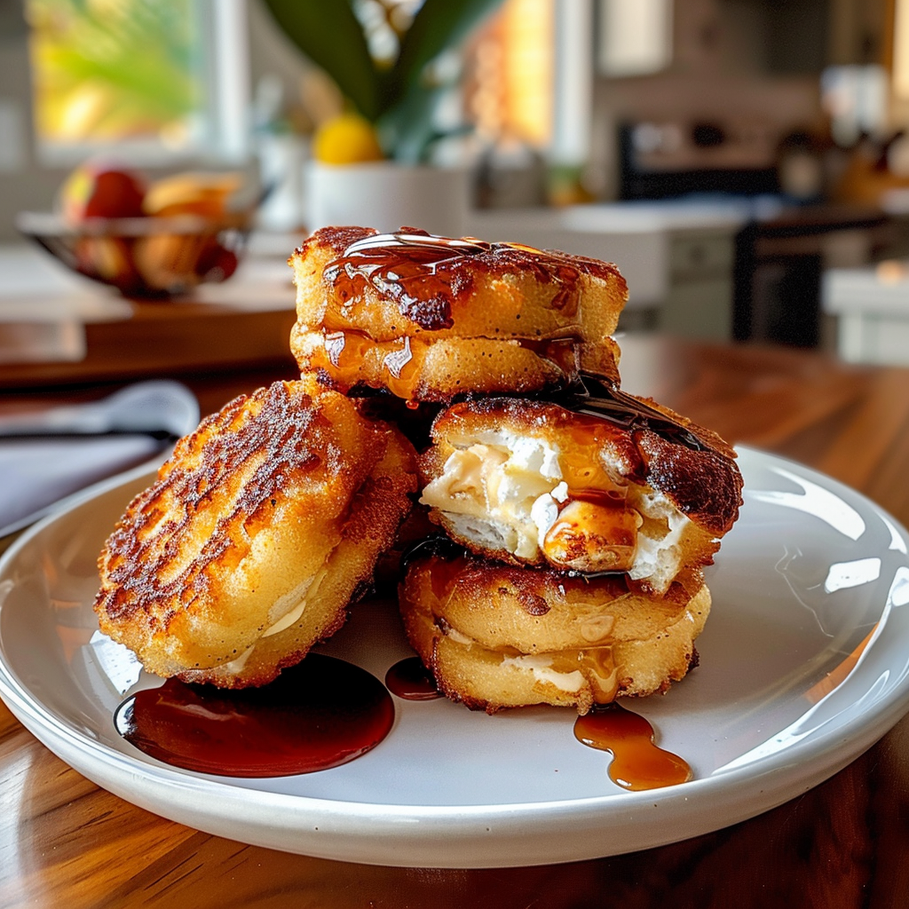 Maple McGriddle Bites Freshly Made