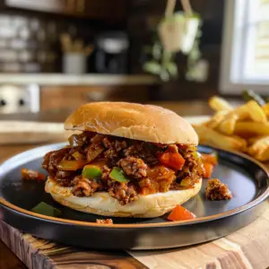 Sloppy Joes on a Bun