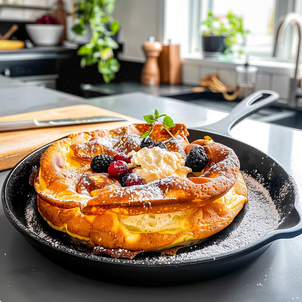 Dutch Baby Pancake Freshly Baked