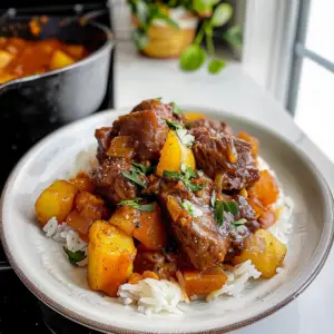 Delicious Carne Con Papas Dish