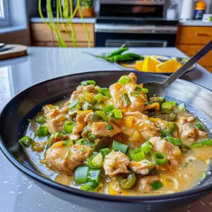 Green Chili Chicken Dish