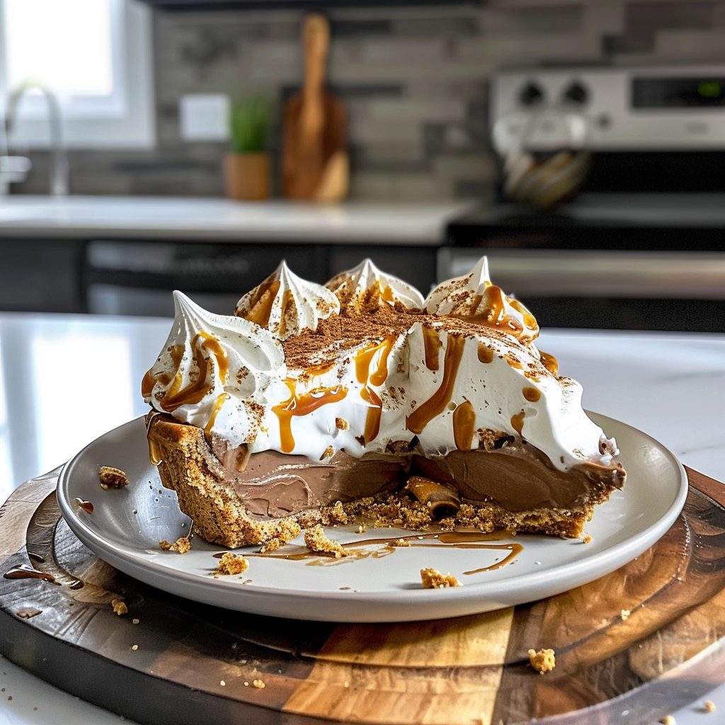 S'mores Ice Cream Pie Delight
