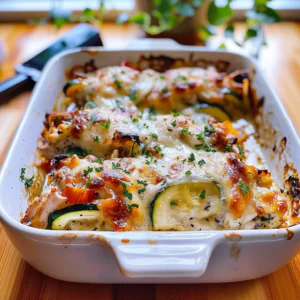 Chicken Zucchini Bake Dish