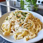 Creamy Fettuccine Alfredo Dish