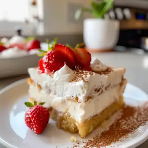 Delicious Tres Leches Cake Slice