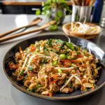 Mouthwatering Rice Noodles Dish