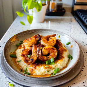 Shrimp and Grits Dish