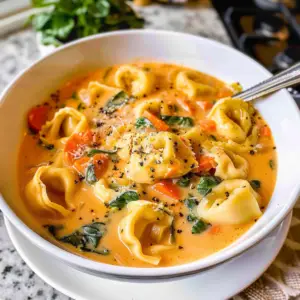 Creamy Tortellini Soup