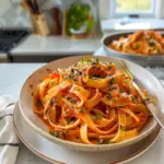 Roasted Red Pepper Pasta Dish