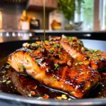 Honey Garlic Salmon Dish