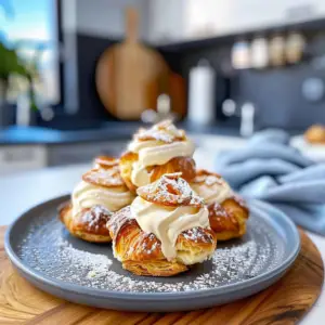 Cream Puffs Ready for Serving