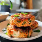 Salmon Cakes on a Plate