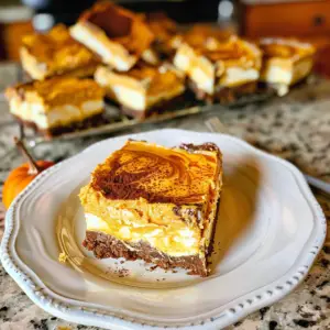 Pumpkin Cheesecake Bars