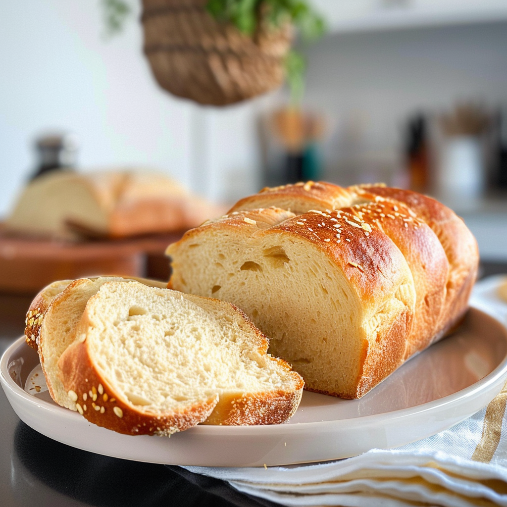 Homemade White Bread Loaf