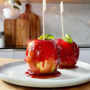 Candy Apples on a Stick