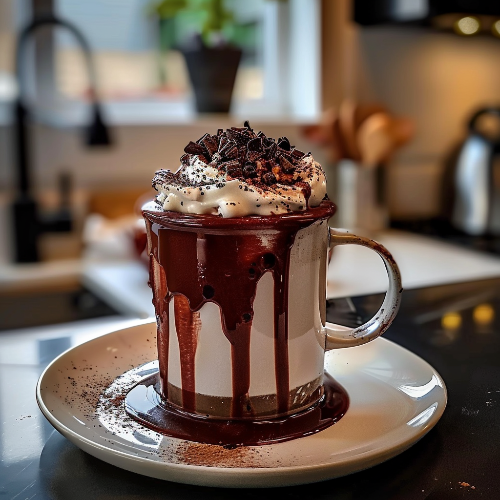 Vampire Hot Chocolate in a Mug