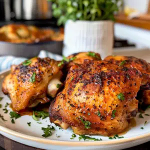 Crispy Air Fryer Chicken Thighs