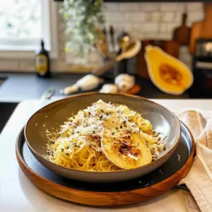 Spaghetti Squash Dish Ready to Serve