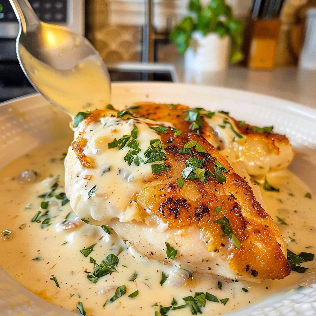 Creamy Garlic Chicken Dish