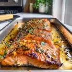 Oven Baked Salmon Plated