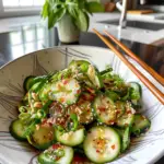 Asian Cucumber Salad Ingredients and Preparation