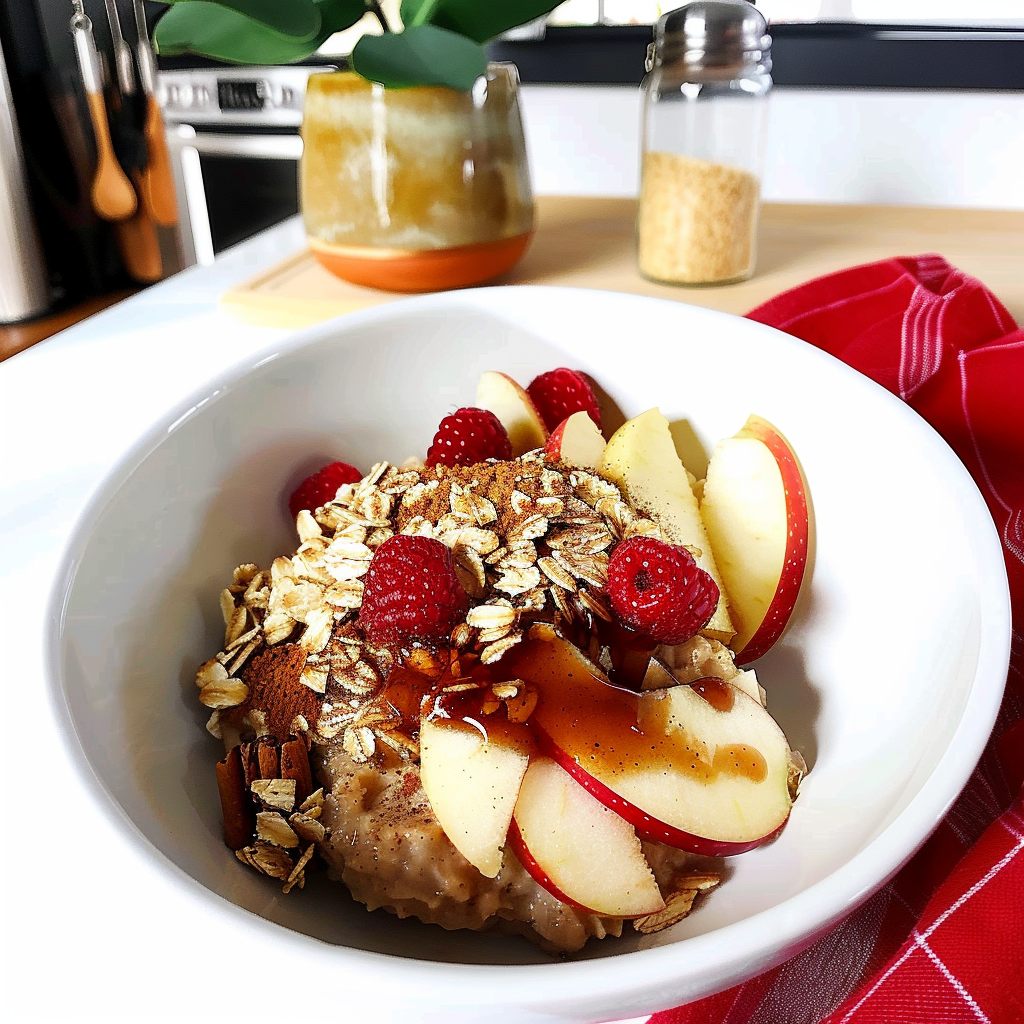 Apple Cinnamon Oatmeal Bowl
