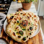 Homemade Garlic Naan