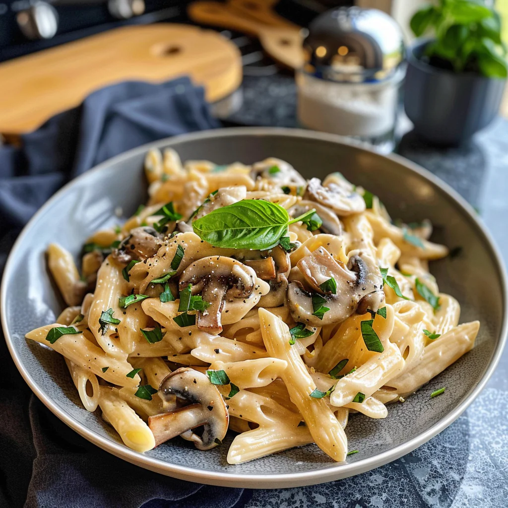 Creamy Mushroom Pasta Dish