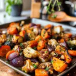 Colorful Sheet Pan Roasted Vegetables