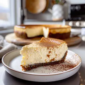 Eggnog Cheesecake Delight