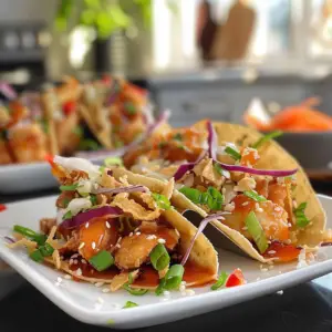 Crispy Chicken Wonton Tacos for a Flavor Explosion