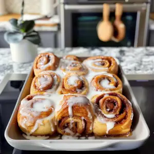Cinnamon Rolls with Heavy Cream