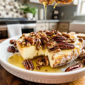 Baked Brie with Honey & Pecans