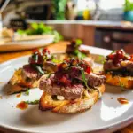 Steak Crostini Appetizer